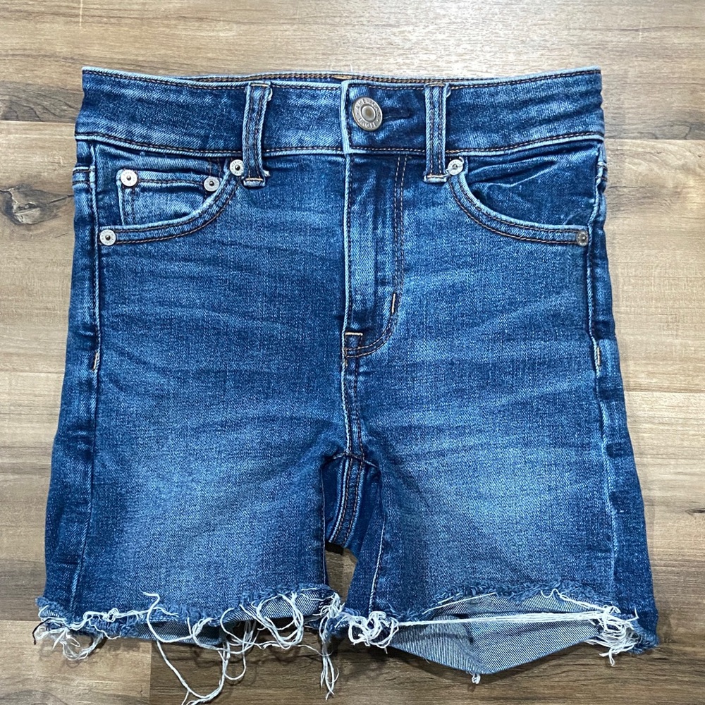 American Eagle Outfitters Hi-Rise Midi Jean Shorts